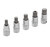 1/2" Drive Male Spine Bit Set - M10 M12 M14 M16 M18