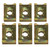 A Pack of 6 Assorted No. 6 & 8 Spire / Speed 'U' Clips 