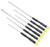  6 Piece Long Precision Screwdriver Set , Flat and Cross Points