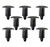 Universal Fir Tree Trim Clips Black  - 8 in Pack