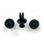 GM Vauxhall Honda & Mazda Pannel Trim Clip Black  - 8 in Pack