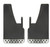 A Pair of  Black Universal Sports Mud Flaps