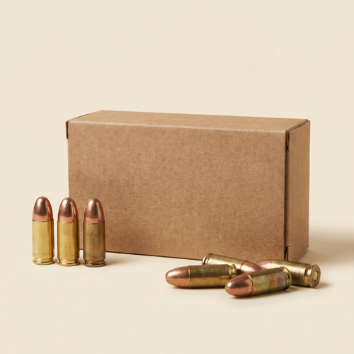 Gooder Defense 9mm 115gr FMJ Remanufactured kraft box