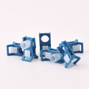 Pair of Nihon-Kohden ear clips with fitting electrodes