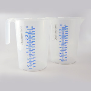 Jug (~3L) labeled for disinfectant