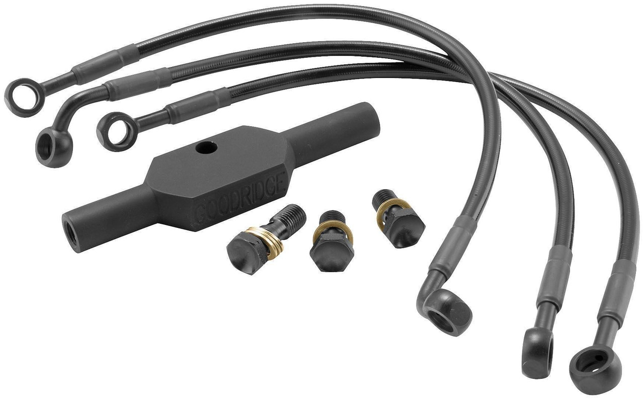 Goodridge HD0033-3FPBK/BK+6