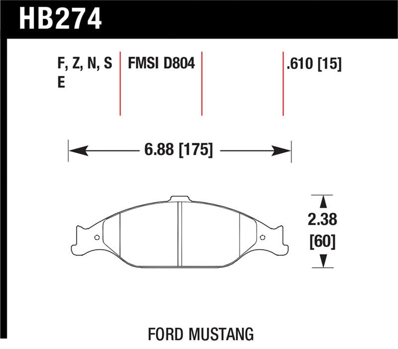 Hawk HB274F.610