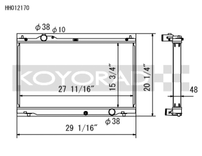 Koyo Radiators HH012170