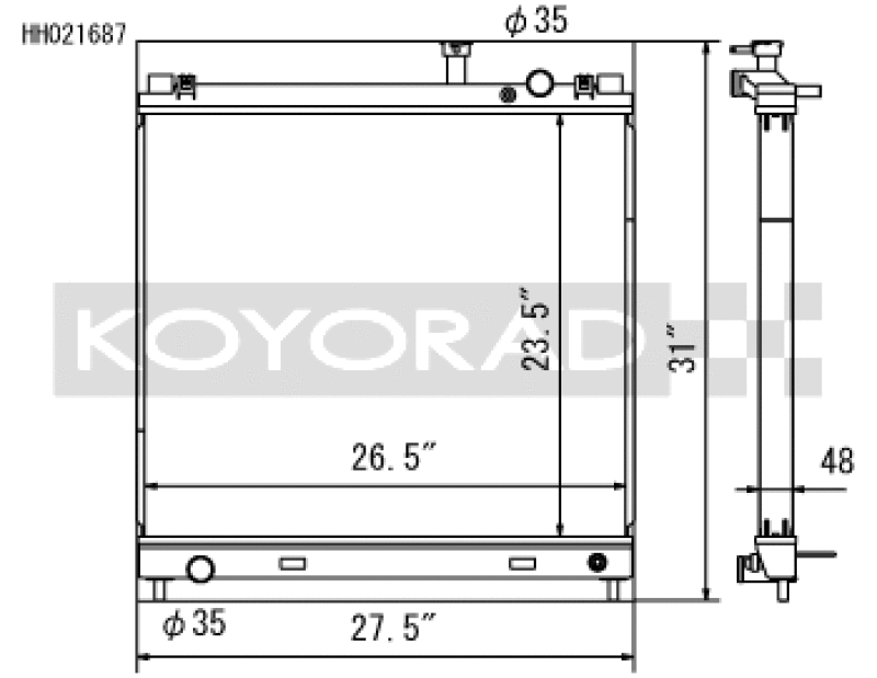 Koyo Radiators HH021687