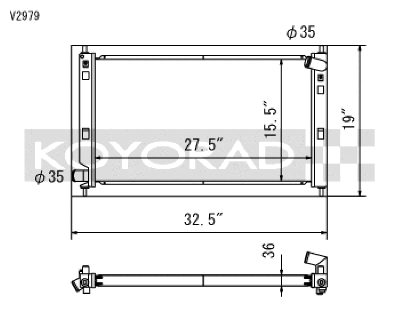 Koyo Radiators V2979