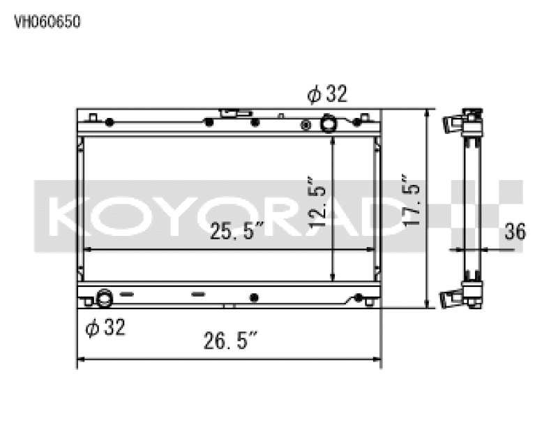 Koyo Radiators VH060650