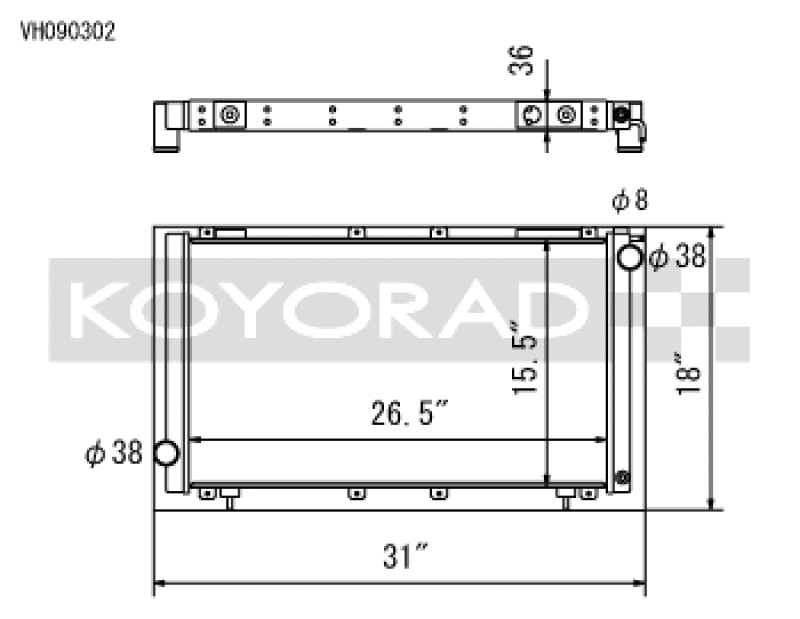 Koyo Radiators VH090302