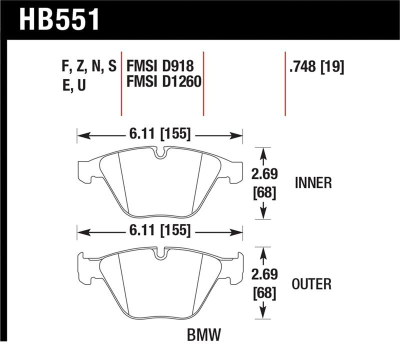 Hawk HB551U.748