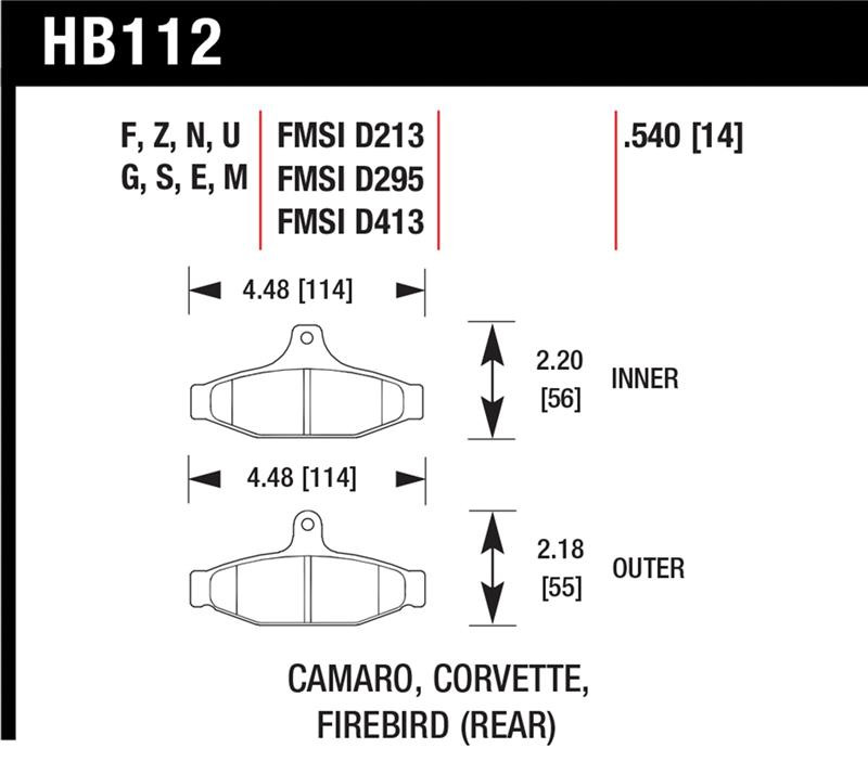 Hawk HB112G.540