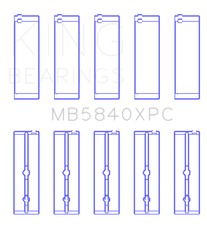 King Engine Bearings MB5840XPC