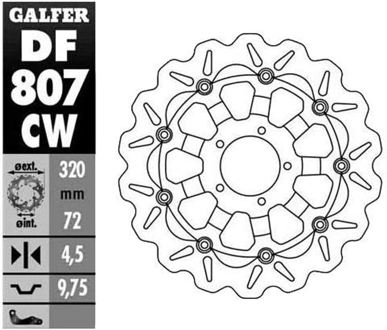 Galfer DF807CW