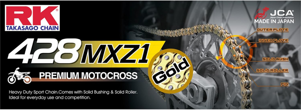 RK Racing Chain GB428MXZ1-118