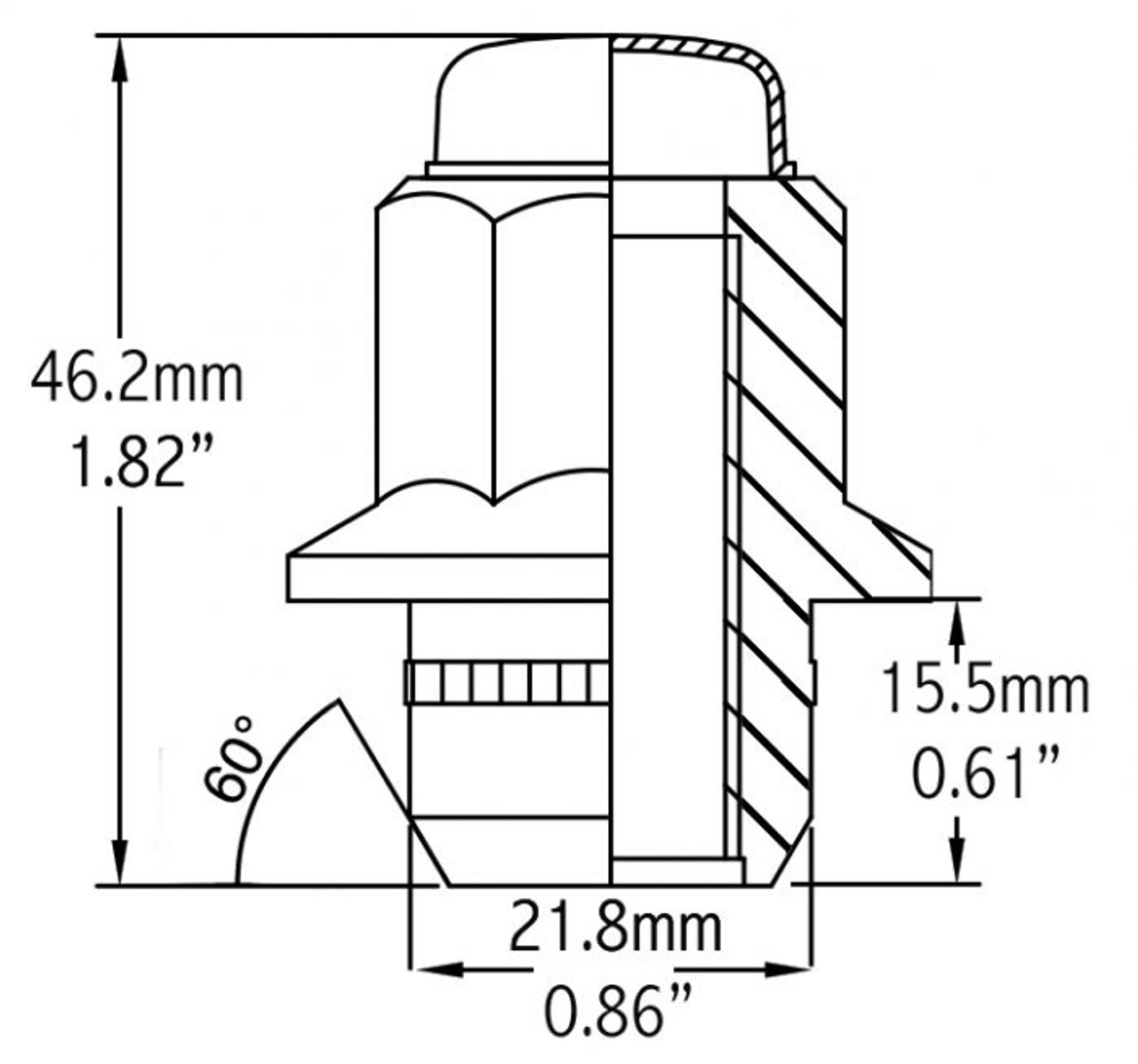 Coyote Wheel Accessories 581148BLK