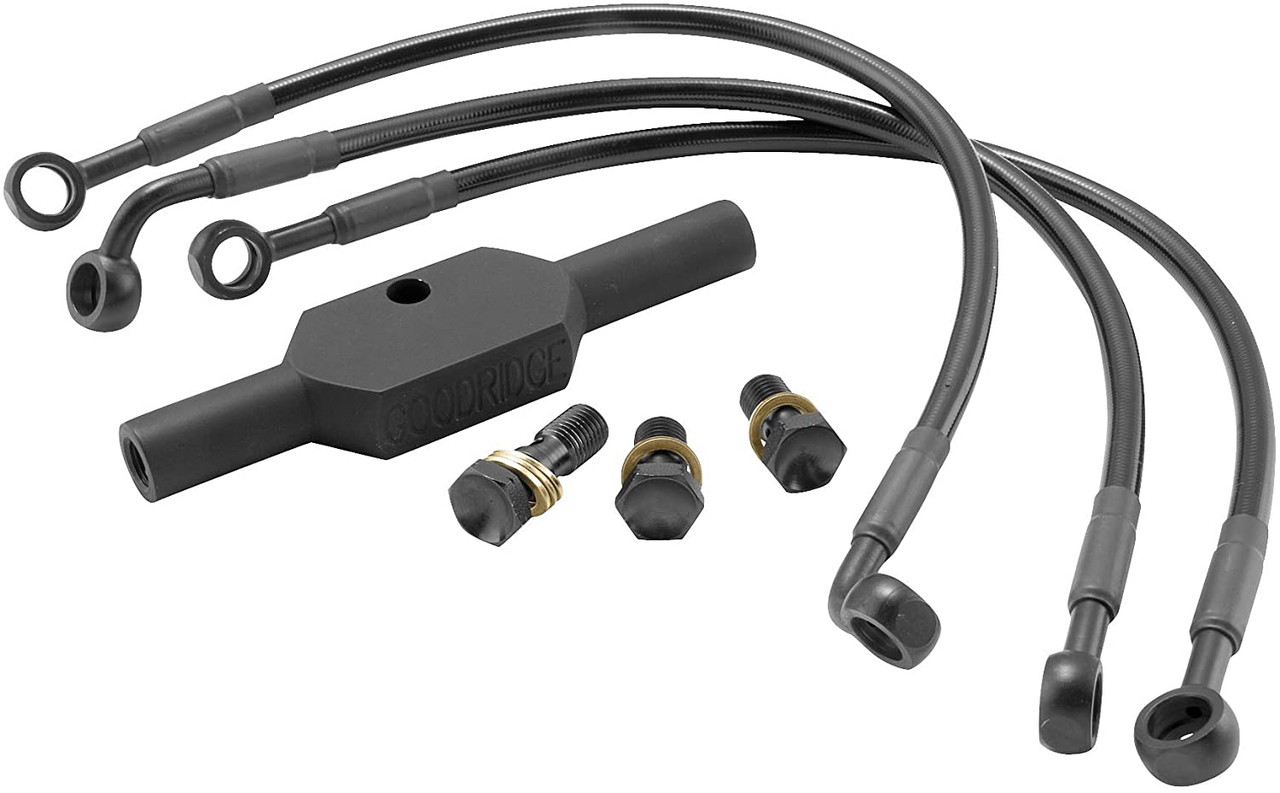 Goodridge HD0091-3FPBK/BK+10