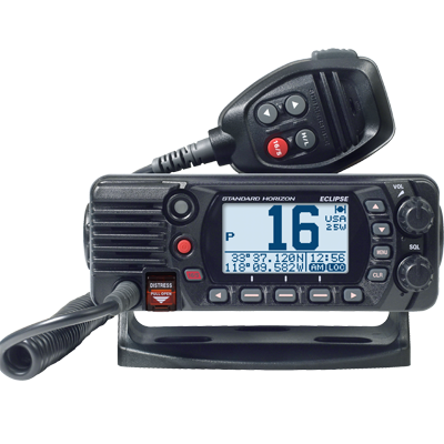 Standard Horizon GX1400B Eclipse Marine VHF Boat Radio Black ...