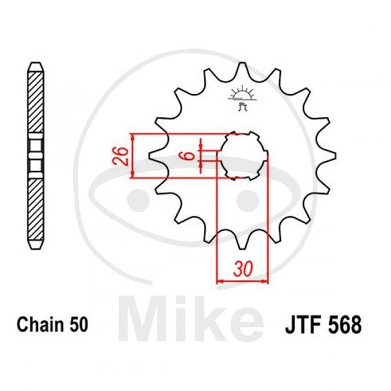 JT Sprockets JTF568.18