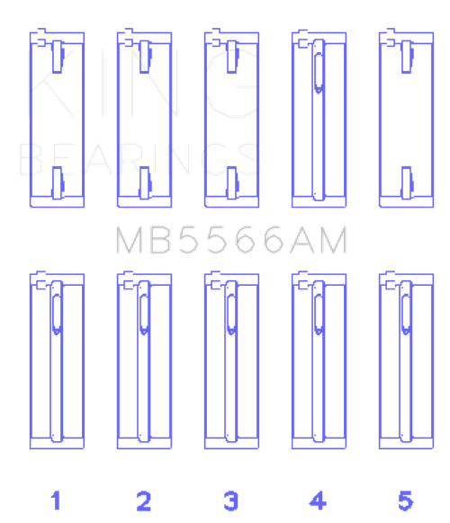 King Engine Bearings MB5566AM