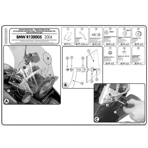 GIVI D330KIT