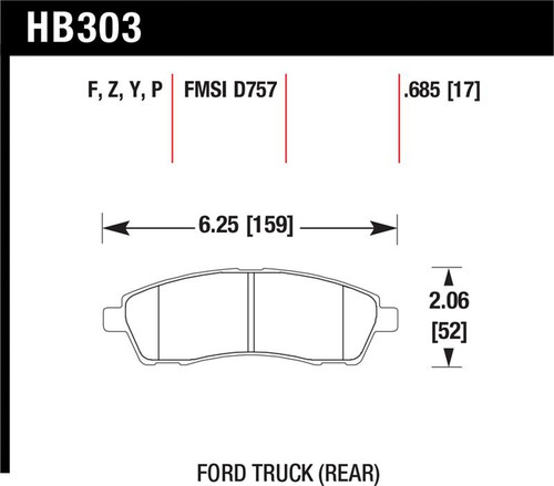 Hawk HB303Y.685