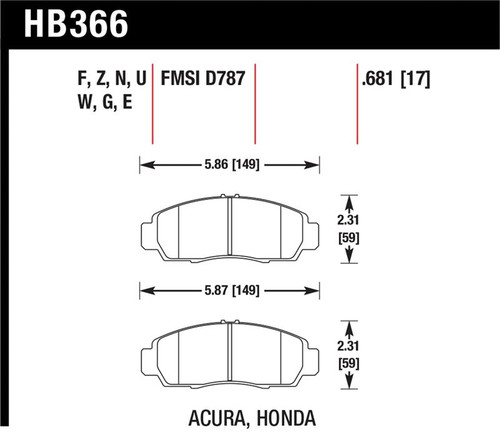 Hawk HB366F.681
