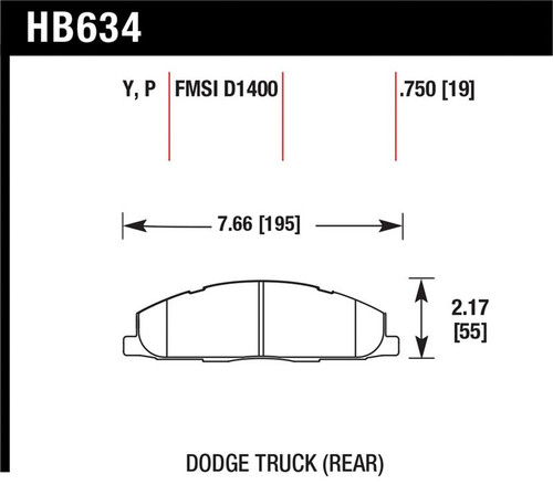 Hawk HB634Y.750