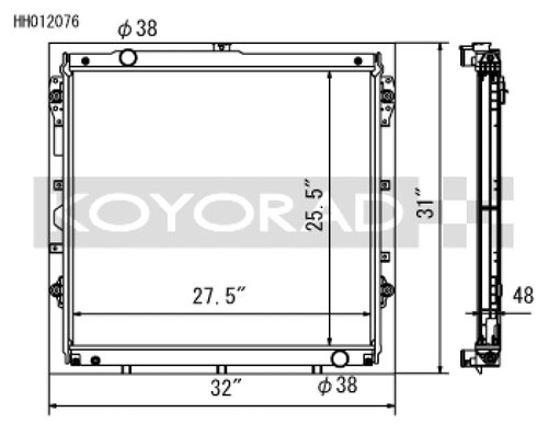 Koyo Radiators HH012076
