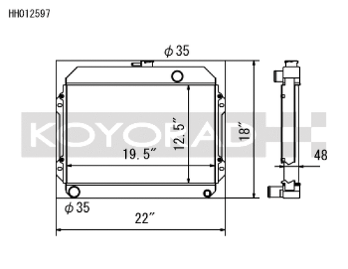 Koyo Radiators HH012597