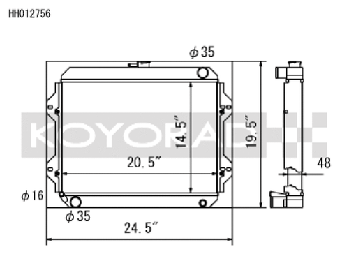 Koyo Radiators HH012756