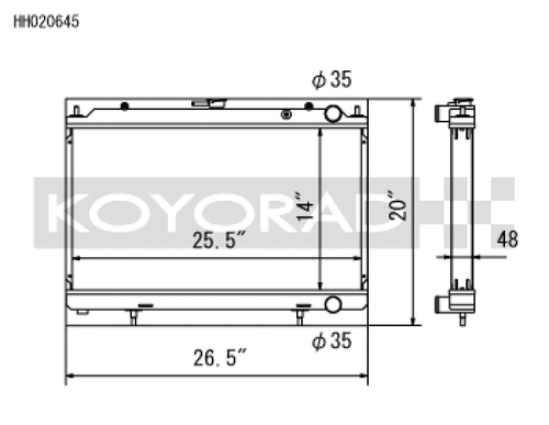Koyo Radiators HH020645
