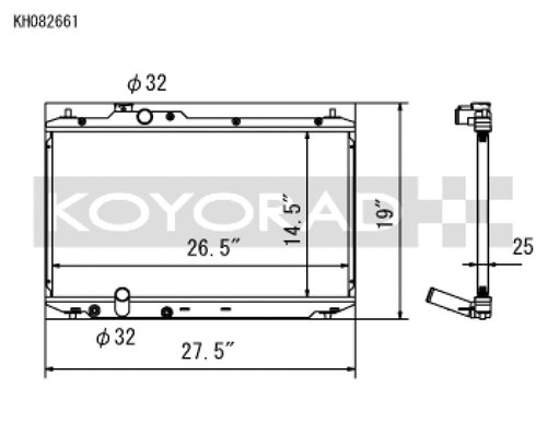Koyo Radiators KH082661