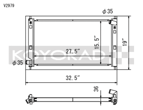 Koyo Radiators V2979