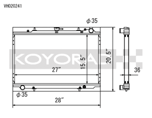 Koyo Radiators VH020241
