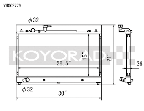 Koyo Radiators VH062779