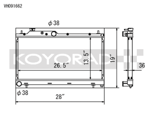 Koyo Radiators VH091662