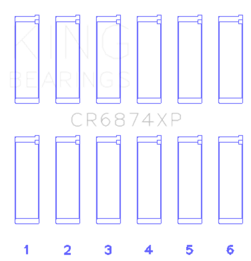 King Engine Bearings CR6874XP