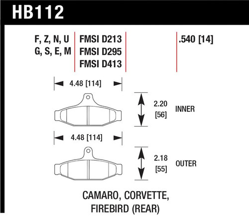 Hawk HB112G.540