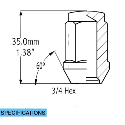 Coyote Wheel Accessories 371142BL