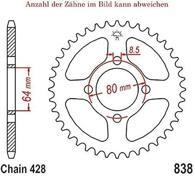 JT Sprockets JTR838.36