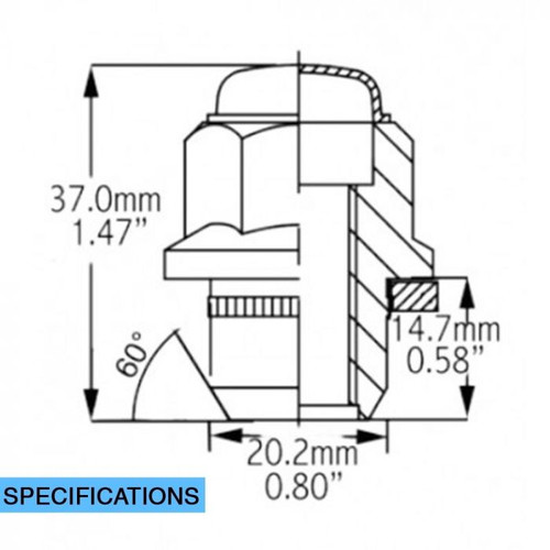 Coyote Wheel Accessories 58KX44