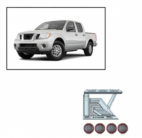 Black Horse Offroad AR2-05BA3-PLFR