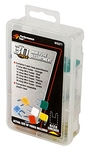 Performance Tool W5371 30 Piece Mini Fuse Assortment Adventure Club Parts 