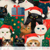Gotta Have It Christmas Cats 31188-X Cotton Quilting Fabric