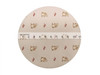 Rabbits Beige Background DV6913 Cotton Quilting Fabric