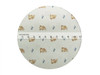 Rabbits Cream Background DV6913 Cotton Quilting Fabric