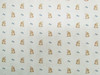 Rabbits Cream Background DV6913 Cotton Quilting Fabric